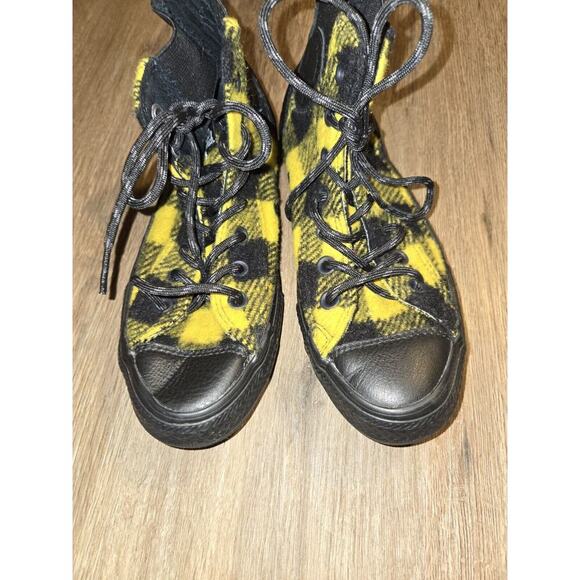 Converse Woolrich CTAS Hi Chelsea Boot 553385C Black/Yellow Size US‎ 6.5 EU 37 - Picture 5 of 14